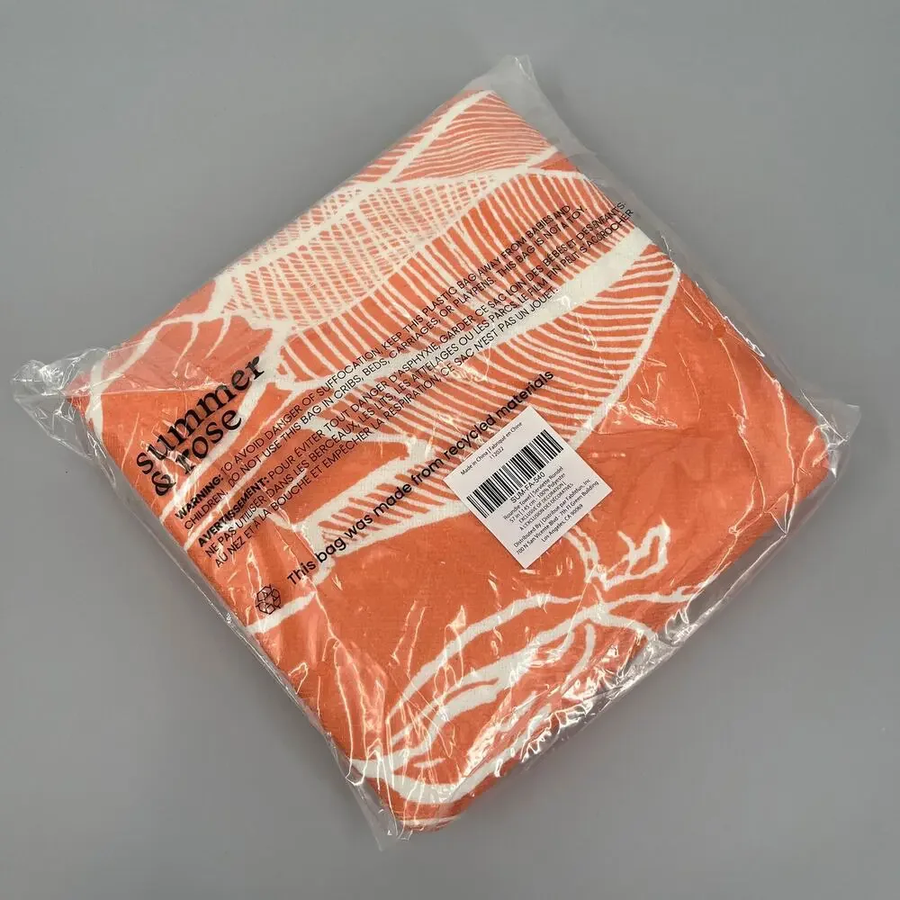 Summer and Rose Roundie Beach Towel 57 Inch Orange